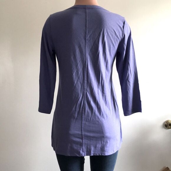 LOGO Principles by Lori Goldstein 3/4 Sleeve Cardigan - Picture 3 of 6